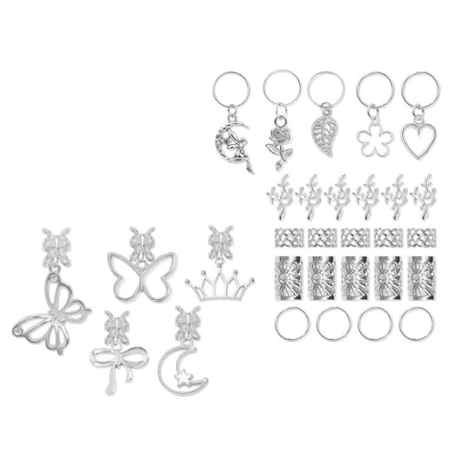 Kleine Perlen Haarverlängerung Set Kleine Ringe Link Perlen Dreadlock Perlen Clip für den täglichen Gebrauch Kleine Perlen Haarverlängerung Set Kleine Ringe Link Perlen Dreadlock Perlen Clip für den täglichen Gebrauch von YIGZYCN