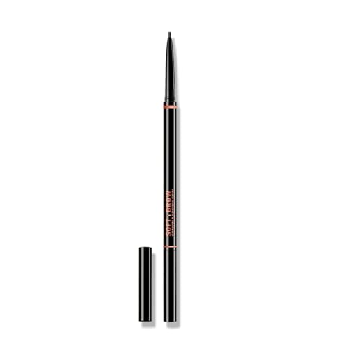 Langmanni Makeup Brow Wasserfester Augenbrauenstift Ultrafeiner Stift Zeichnet Winzige Brauenhärchen Füllt Spärliche Bereiche Auf Augenbrauenstift 2 In 1 Dunkelbraun Hellbraun Für Frauen von YIGZYCN