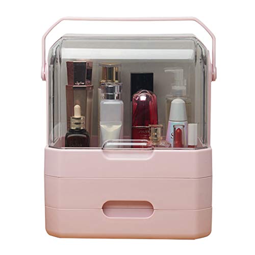 Lippenstift Beauty Organizer Make Up Staubdicht Kosmetik Aufbewahrungsbox Rack Desktop Schublade Organizer von YIGZYCN