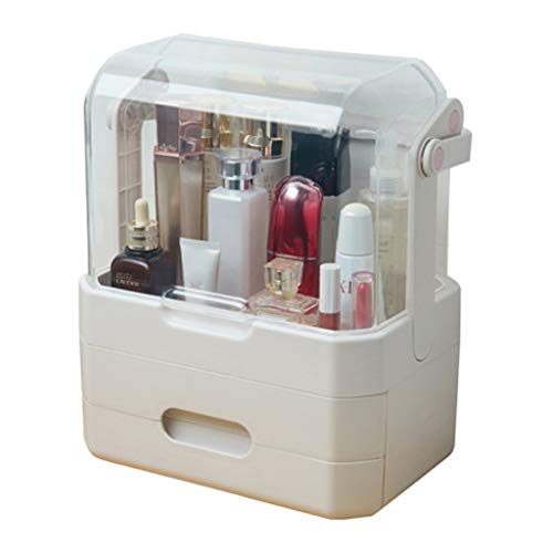 Lippenstift Beauty Organizer Make Up Staubdicht Kosmetik Aufbewahrungsbox Rack Desktop Schublade Organizer von YIGZYCN