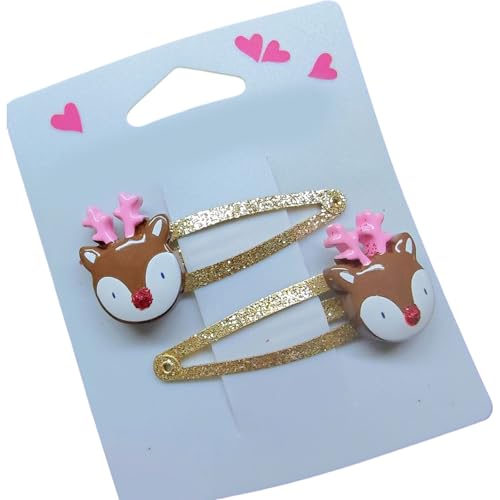 Modische Haarspangen, Weihnachtsmann-/Baumdekoration, rutschfest, stilvolle Klammer für Damen, Kinder, Mädchen, Weihnachten, Festival, Haarstyling von YIGZYCN