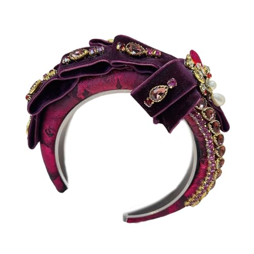 Modischer Kopfschmuck mit Schmucksteinen, festlicher Haarschmuck, vielseitig, bunte Strasssteine, für Kinder und Erwachsene, Foto-Requisiten von YIGZYCN