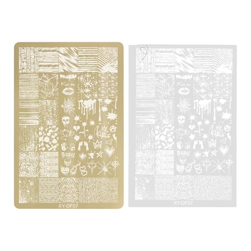 Nägel Kunst Stempel Templat von YIGZYCN