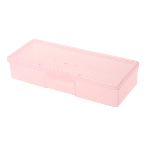 Neue Transparente Leere Nagel Lagerung Box Maniküre Werkzeuge Organizer Für Fall Nail Art Glitter Polnischen Dünne Pinsel von YIGZYCN