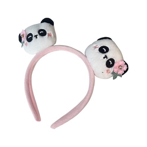 Plüsch-Haarband mit freundlicher Stickerei, Cartoon-Haarschmuck für Partys, Schulveranstaltungen und Freizeitausflüge, freundlich, bestickt von YIGZYCN