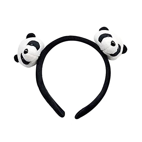 Schöner Panda Kopfschmuck Zottelige Frauen Für Kopfzubehör Cartoon Stirnband Brosche Kleidungszubehör Für Kinder Adu Panda Stirnband Zum Waschen Des Gesichts Für Frauen Babys Mädchen von YIGZYCN