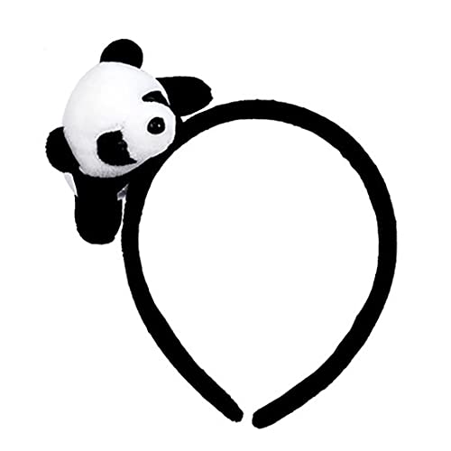 Schöner Panda Kopfschmuck Zottelige Frauen Für Kopfzubehör Cartoon Stirnband Brosche Kleidungszubehör Für Kinder Adu Panda Stirnband Zum Waschen Des Gesichts Für Frauen Babys Mädchen von YIGZYCN