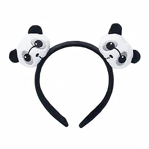 Schöner Panda Kopfschmuck Zottelige Frauen Für Kopfzubehör Cartoon Stirnband Brosche Kleidungszubehör Für Kinder Adu Panda Stirnband Zum Waschen Des Gesichts Für Frauen Babys Mädchen von YIGZYCN