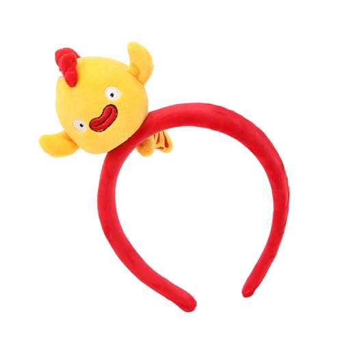 Stilvolle Fisch-förmige Stirnbänder für Mädchen und Frauen, weiches Plüsch-Haar-Accessoire, Haarschmuck für Partys, tägliche Outfits, Fischförmiges Haarband von YIGZYCN