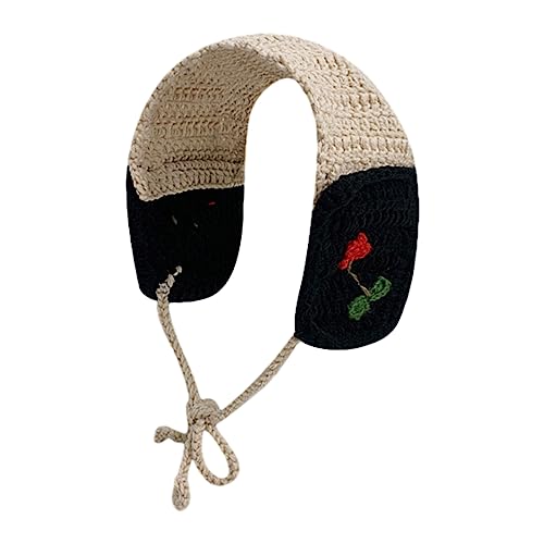 Weiches Damen Haarband Mit Blumenmuster Blumen Kopfbedeckung Exquisites Handgewebtes Stirnband Bandana Haarband Für Den Urlaub Niedliche Kopfbedeckung von YIGZYCN