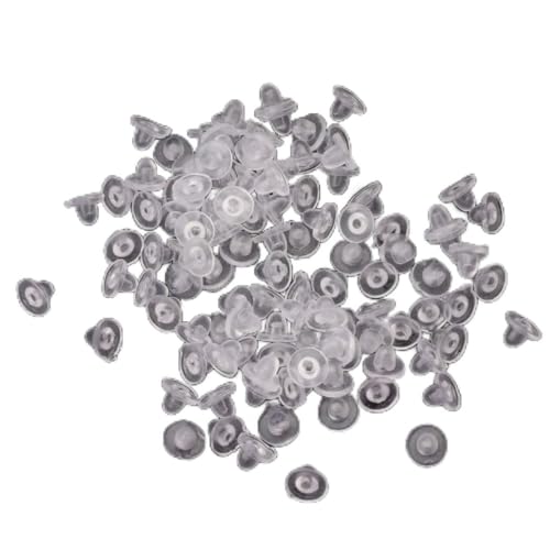 YIGZYCN 100 Stück Transparente Ohrringe Kissen Ohrringe Clip Kissen Plastikohrringe Kissen Für Clip Ohrringe Geeignet von YIGZYCN