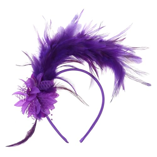 YIGZYCN 1920er Jahre Fascinator Feder Stirnband Festival Feier Haarband Maskeraden Party Kopfbedeckung Karneval Party YIGZYCN 1920er Jahre Fascinator Feder Stirnband Festival Feier Haarband Maskeraden Party Kopfbedeckung Karneval Party von YIGZYCN