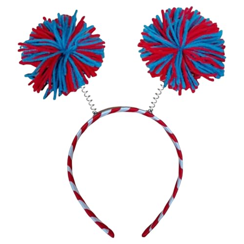 YIGZYCN 3 Farbpompoms Stirnband für Independence Days Family Geting Patriotic Event Kopfbedeckung für YIGZYCN 3 Farbpompoms Stirnband für Independence Days Family Geting Patriotic Event Kopfbedeckung für von YIGZYCN