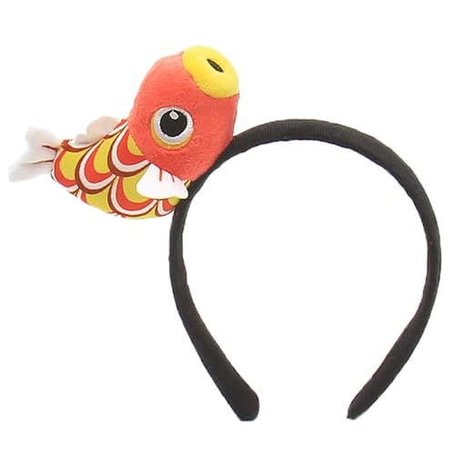 YIGZYCN 3D Karpfen Plüsch Hairhoop Leuchtendes Stirnband Geburtstag Party Kopfschmuck Frauen Gesicht Waschen Stirnband Kinder YIGZYCN 3D Karpfen Plüsch Hairhoop Leuchtendes Stirnband Geburtstag Party Kopfschmuck Frauen Gesicht Waschen Stirnband Kinder von YIGZYCN