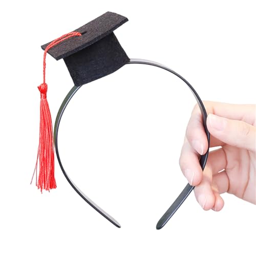 YIGZYCN Abschlusssaison-Stirnband für Schulabsolventen, kleine Abschlusshut-Haarspange, rutschfeste Seitenklammer, von YIGZYCN