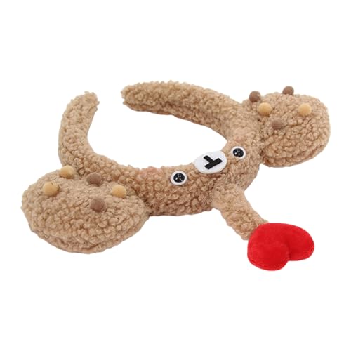 YIGZYCN Bär Ohren Plüsch Hairhoop Cartoon Stirnband Weihnachten Party Kopfschmuck Mädchen Gesicht Waschen Stirnband Kinder von YIGZYCN
