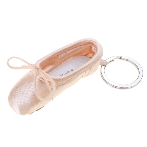 YIGZYCN Ballettschuhschlüsselkette Multi Color Pointe Keyrings Handgefertigt Seidenschuh Anhänger Schlüsselbund Für Teenager Mädchen Vorhanden von YIGZYCN