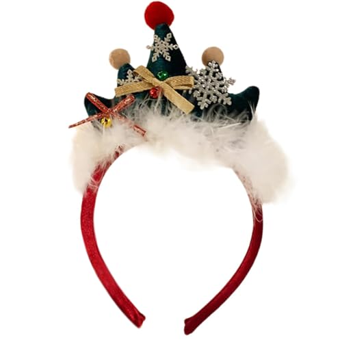 YIGZYCN Baum Santa Stirnband Weihnachten Kopfbedeckung Weihnachten Party Foto Requisiten Santa Party Kopfbedeckung von YIGZYCN