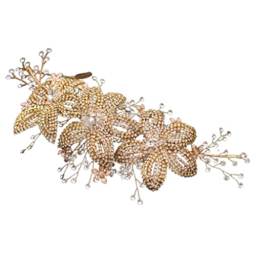 YIGZYCN Brautkrone für Hochzeit Haarschmuck Braut Haarschmuck Luxus Kristall Braut Kopfbedeckung von YIGZYCN