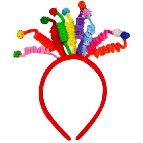 YIGZYCN Bunte, Geburtstag, Abschlussball, Tänzerin, Kopfbedeckung für besondere Anlässe, dekorative gedrehte YIGZYCN Bunte, Geburtstag, Abschlussball, Tänzerin, Kopfbedeckung für besondere Anlässe, dekorative gedrehte von YIGZYCN
