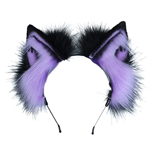 YIGZYCN Cartoon Fuchs Wolf Ohr Form Haar Hoop Nette Fotoshooting Haar Halloween Party Kostüm Kopfbedeckungen für Kinder von YIGZYCN