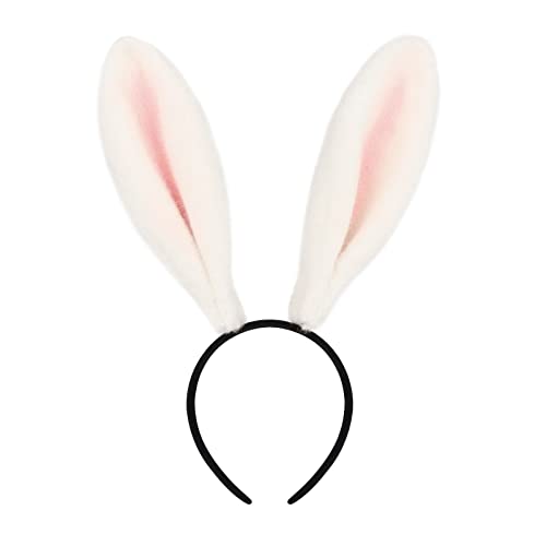 YIGZYCN Erwachsene Teenager Nette Kaninchen Ohr Form Stirnband Plüsch Haar Hoop Make-Up Live Broadcast Cosplay von YIGZYCN