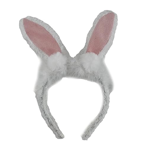 YIGZYCN Erwachsene Teenager Niedliche Halloween Kaninchen Ohr Form Stirnband Plüsch Haar Hoop Make-Up Live Broadcast Cosplay von YIGZYCN