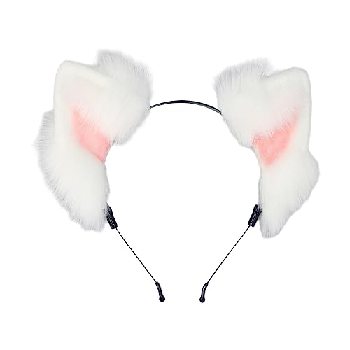 YIGZYCN Erwachsene Teenager Niedliche Halloween-Katzenohren-Form-Stirnband Plüsch-Haarband Make-up Live-Übertragung von YIGZYCN