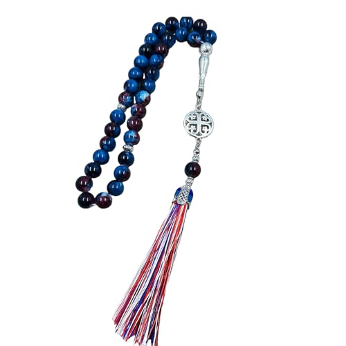 YIGZYCN Fingerperlen Rosenkranzarmband Islamismus Gebet Armband Perlen Armband Religiöse Schmuck Mode Handgelenk Schmuck Für Täglich von YIGZYCN