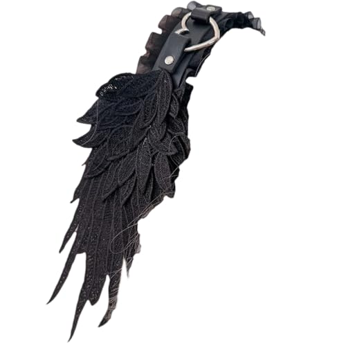YIGZYCN Flügel Herz Schnalle Gürtel Hairhoop für Roleplay Cosplay Kostüm Stirnband Halloween Kopfbedeckungen Japanische Spitze von YIGZYCN