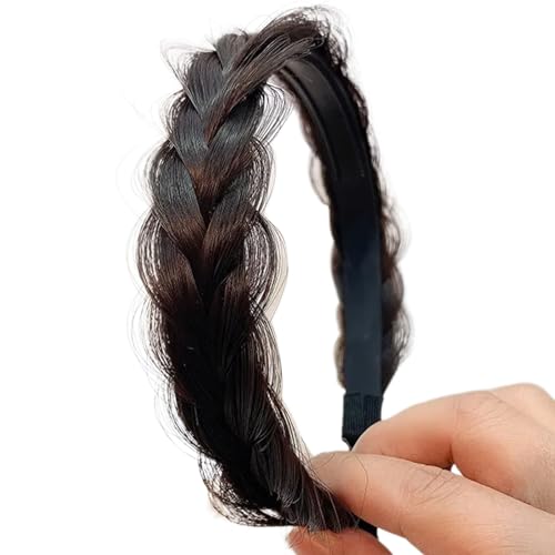 YIGZYCN Geflochtenes Haarteil, Damen-Stirnband, hohe Elastizität, Zöpfe, Haardekoration, Party-Kopfbedeckung für Mädchen und YIGZYCN Geflochtenes Haarteil, Damen-Stirnband, hohe Elastizität, Zöpfe, Haardekoration, Party-Kopfbedeckung für Mädchen und von YIGZYCN