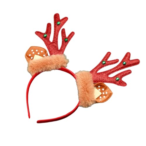 YIGZYCN Geweih Glocken Stirnband Weihnachten Kopfbedeckung Weihnachten Party Foto Requisiten Glocken Party Kopfbedeckung YIGZYCN Geweih Glocken Stirnband Weihnachten Kopfbedeckung Weihnachten Party Foto Requisiten Glocken Party Kopfbedeckung von YIGZYCN
