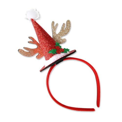 YIGZYCN Geweih-Hut, Schleife, Stirnband, Weihnachtskopfbedeckung, Weihnachtsfeier, Foto-Requisiten, Schleife, YIGZYCN Geweih-Hut, Schleife, Stirnband, Weihnachtskopfbedeckung, Weihnachtsfeier, Foto-Requisiten, Schleife, von YIGZYCN