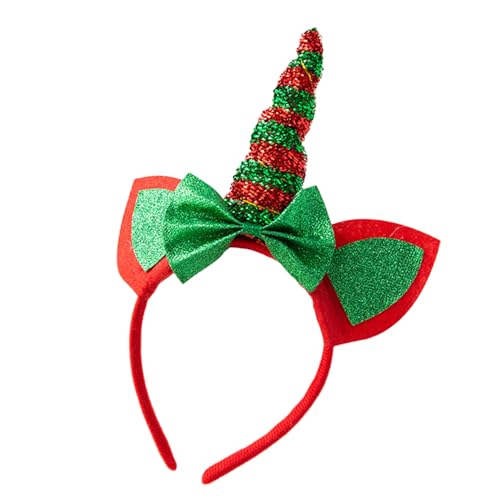 YIGZYCN Glitzerndes Weihnachts-Stirnband für Damen und Mädchen zum täglichen Tragen, Foto-Requisiten, Party, Kostüm, Cosplay, von YIGZYCN