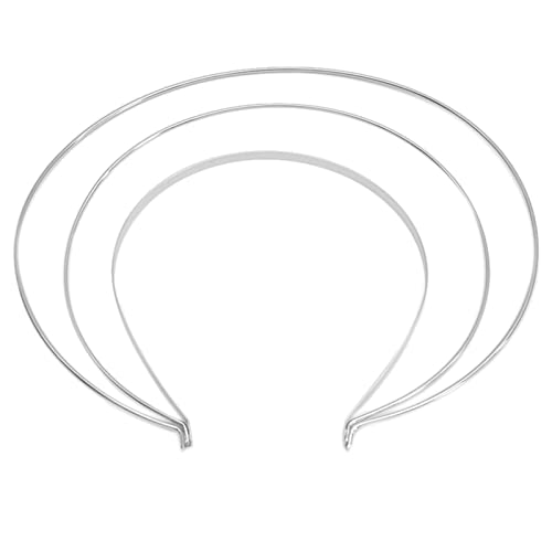 YIGZYCN Gold Silber für Kopfband Metall Hairwear Haarbänder Base Setting für Frauen Hochzeit Schmuckherstellung von YIGZYCN