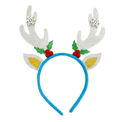 YIGZYCN Goldenes Rentier-Elch-Stirnband für Weihnachtsfeiern und Festivals, bequemes Urlaubszubehör, von YIGZYCN
