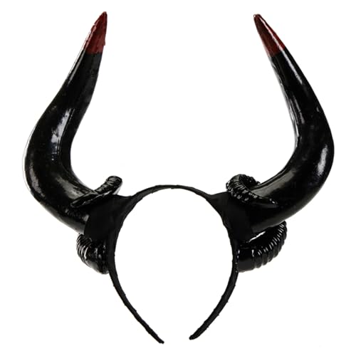 YIGZYCN Gothic Geweih Horn Cosplay Party Cartoon COSPLAY Halloween Cartoon Rolle Spielen Kostüm Proms Party Live-Show von YIGZYCN