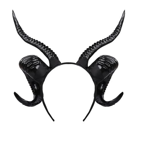 YIGZYCN Gothic Sheep Horn Cosplay Party Cartoon COSPLAY Halloween Dark Series Rollenkostüm Proms Party Live Show von YIGZYCN