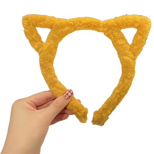 YIGZYCN Haarband Kätzchenohren Leopardenmuster Pelziger Plüsch für Halloween Cosplay Make-up Waschen Gesicht Bühne Spielen YIGZYCN Haarband Kätzchenohren Leopardenmuster Pelziger Plüsch für Halloween Cosplay Make-up Waschen Gesicht Bühne Spielen von YIGZYCN