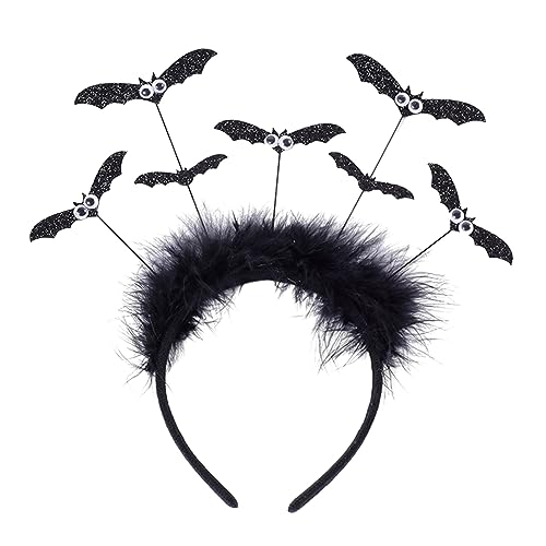 YIGZYCN Halloween Fledermaus Stirnband der Toten Pailletten Haarband Cosplay Kostüm Kopfbedeckung für Erwachsene Kinder YIGZYCN Halloween Fledermaus Stirnband der Toten Pailletten Haarband Cosplay Kostüm Kopfbedeckung für Erwachsene Kinder von YIGZYCN