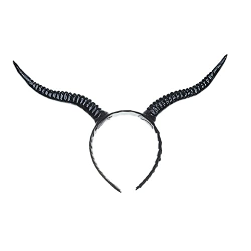 YIGZYCN Halloween Haar Hoop Ochsen Stirnband Thema Party Leistung Kopfschmuck Geweih Horn Stirnbänder Cosplay Haar von YIGZYCN
