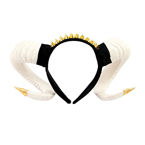 YIGZYCN Halloween Hexe Ochsenhorn Form Stirnband Schießen Film Dämon Böse Haar Hoop Griechischer Gott Cosplay Party Kostüm YIGZYCN Halloween Hexe Ochsenhorn Form Stirnband Schießen Film Dämon Böse Haar Hoop Griechischer Gott Cosplay Party Kostüm von YIGZYCN