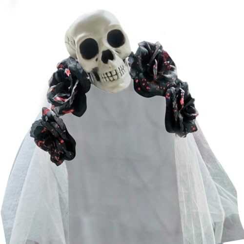 YIGZYCN Halloween-Rosen-Stirnbänder, verstellbar, Horror-Haarreifen, modische Kopfbedeckung für von YIGZYCN