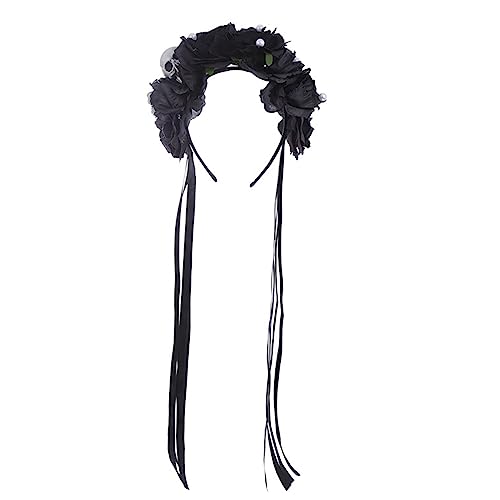 YIGZYCN Halloween Stirnband der Toten Band Schädel Haarband Cosplay Kostüm Kopfbedeckung für Frauen Festival Haar von YIGZYCN