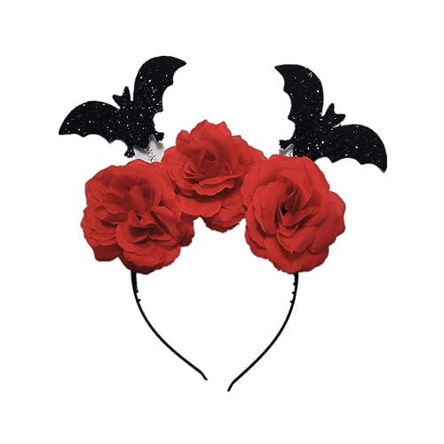 YIGZYCN Halloween Thema Stirnband der Toten Fledermaus Haarband Cosplay Kostüm Kopfbedeckung für Erwachsene Kinder von YIGZYCN