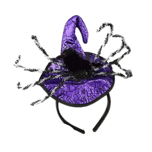 YIGZYCN Hexenhut 3D Spinnen Stirnband Weihnachten Kopfbedeckung Halloween Party Foto Requisiten Party Kopfbedeckung Cosplay von YIGZYCN