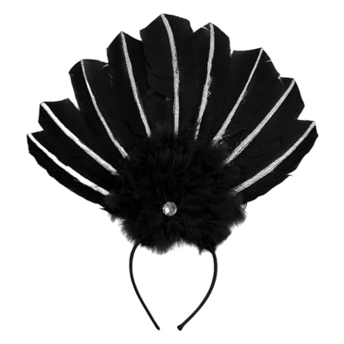 YIGZYCN Karneval-Feder-Stirnband, Festival, Feier, Haarband, Maskerade, Motto-Party, Kopfbedeckung, Karneval, von YIGZYCN