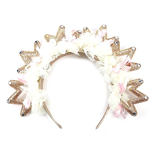 YIGZYCN Kindertag Kronenform Haarband Kleinkind Unisex Weihnachtsstirnband für Vergnügungspark Kinder von YIGZYCN