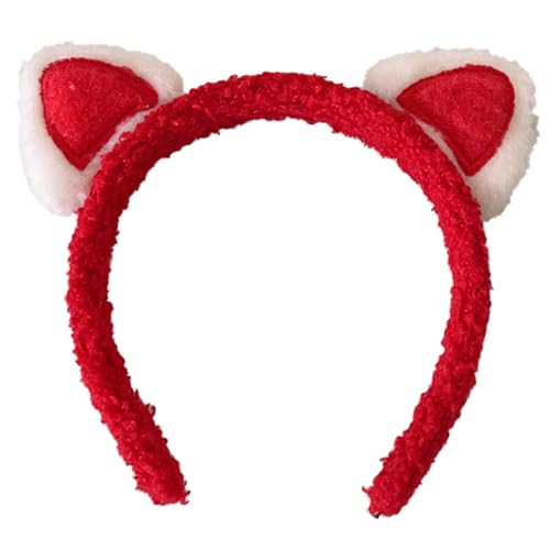 YIGZYCN Kreative Katze Ohr Stirnband Haarspange für Mädchen Neujahr Feier Zubehör Kopfbedeckung Baumwolle Kunststoff von YIGZYCN
