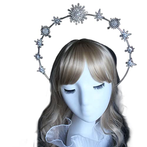 YIGZYCN Krone Kopfschmuck Krone Cosplay Krone Stirnband Göttin von YIGZYCN